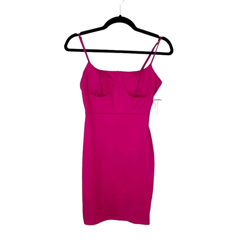 NWT Windsor Bodycon Hot‎ Pink Dress Corset Barbie S